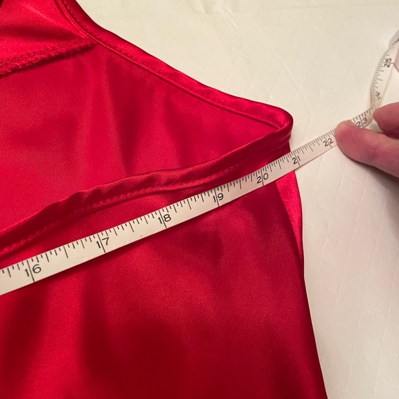 Bebe 0X Red Satin Lingerie. - Picture 7 of 7